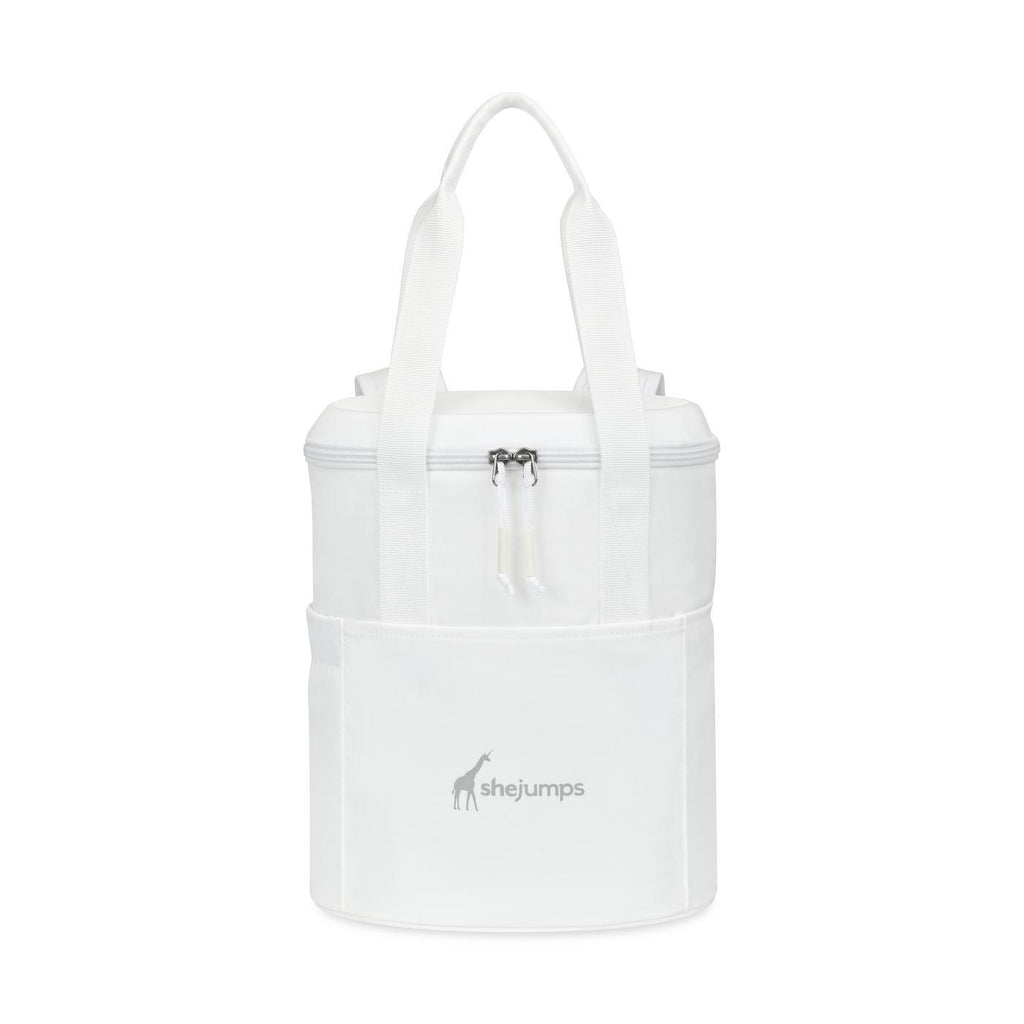 Rowan Recycled Nylon Convertible Tote Pack Cooler, 12 Cans Transfer - Marshmallow - View 1