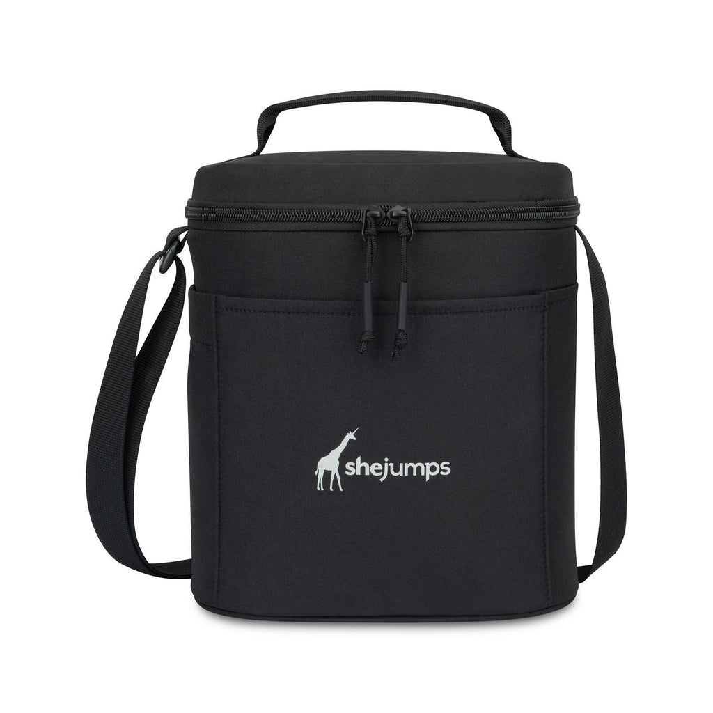 Rowan Recycled Nylon Lunch Cooler, 11 Cans - Black - View 1