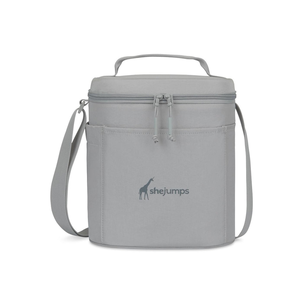 Rowan Recycled Nylon Lunch Cooler, 11 Cans - Taupe - View 1