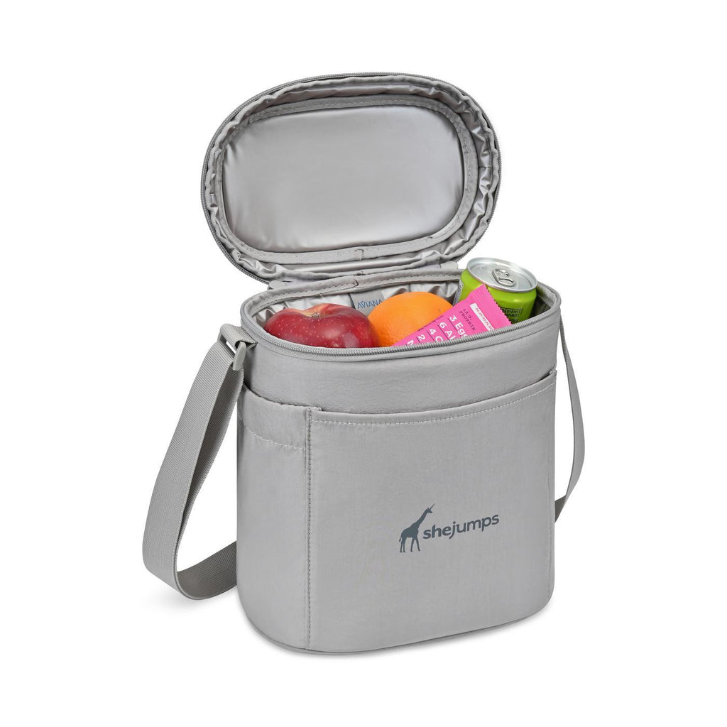 Rowan Recycled Nylon Lunch Cooler, 11 Cans - Taupe - View 2