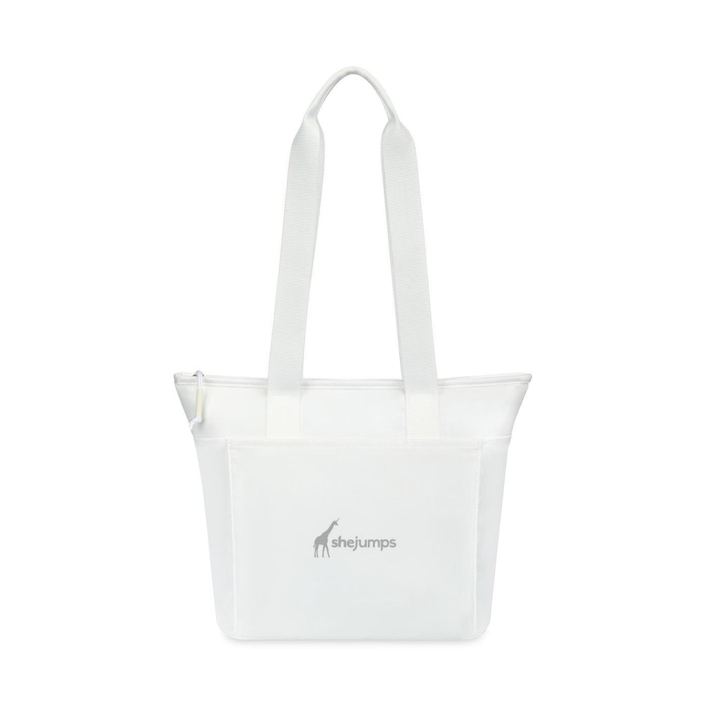 Rowan Recycled Nylon Tote Cooler, 9 Cans - Marshmallow - View 1