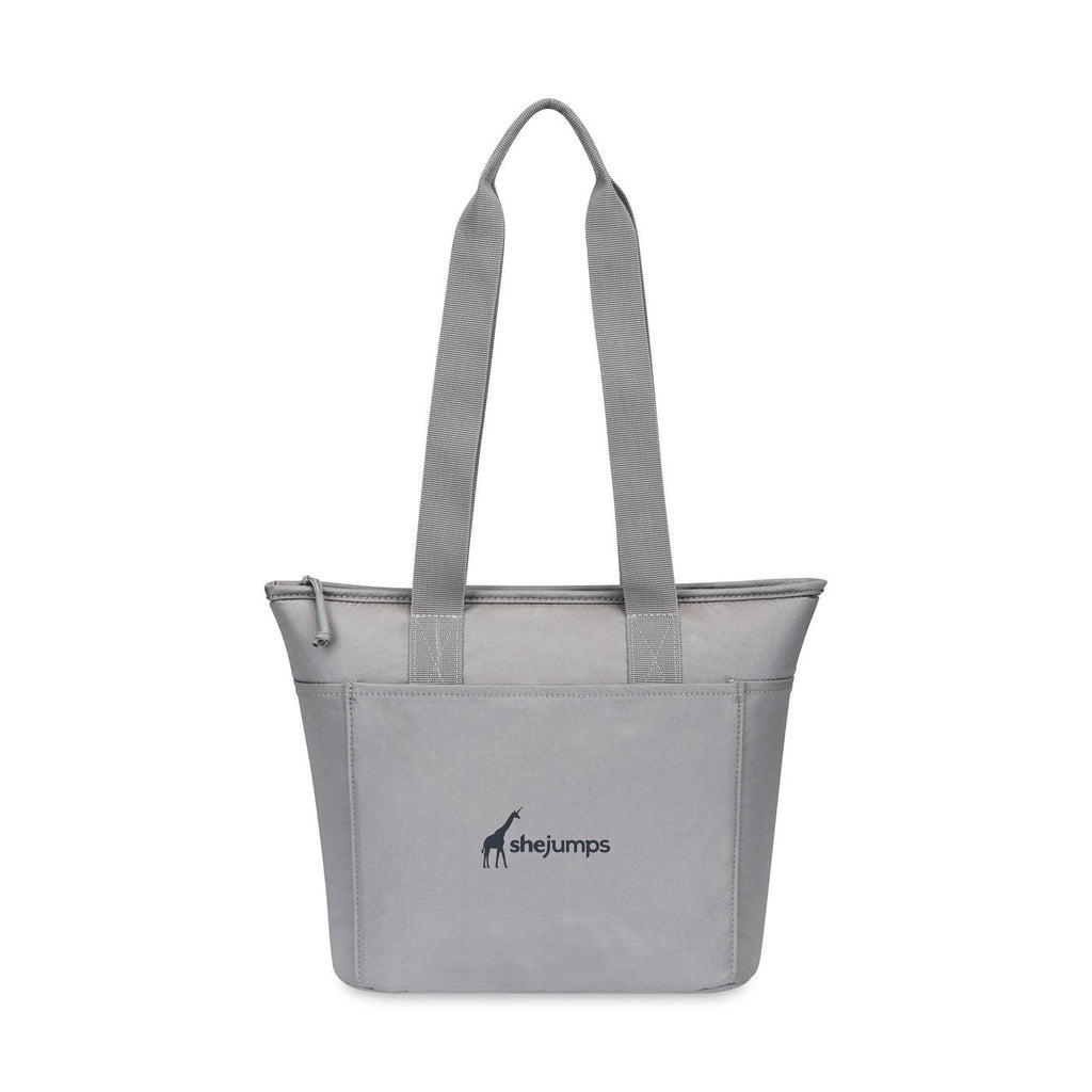 Rowan Recycled Nylon Tote Cooler, 9 Cans - Taupe - View 1