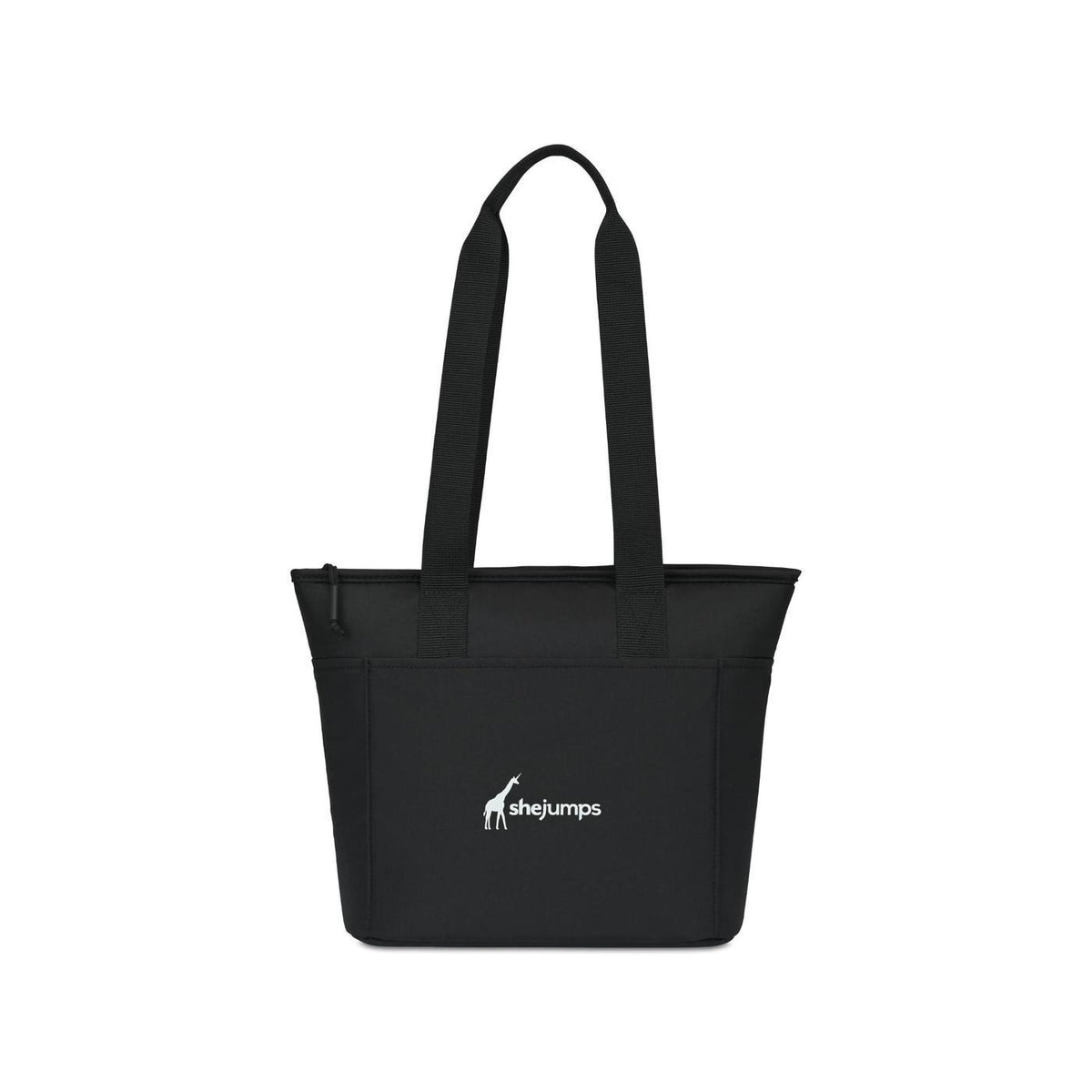 Rowan Recycled Nylon Tote Cooler, 9 Cans Transfer - Black - View 1
