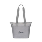 Rowan Recycled Nylon Tote Cooler, 9 Cans Transfer - Taupe - View 1
