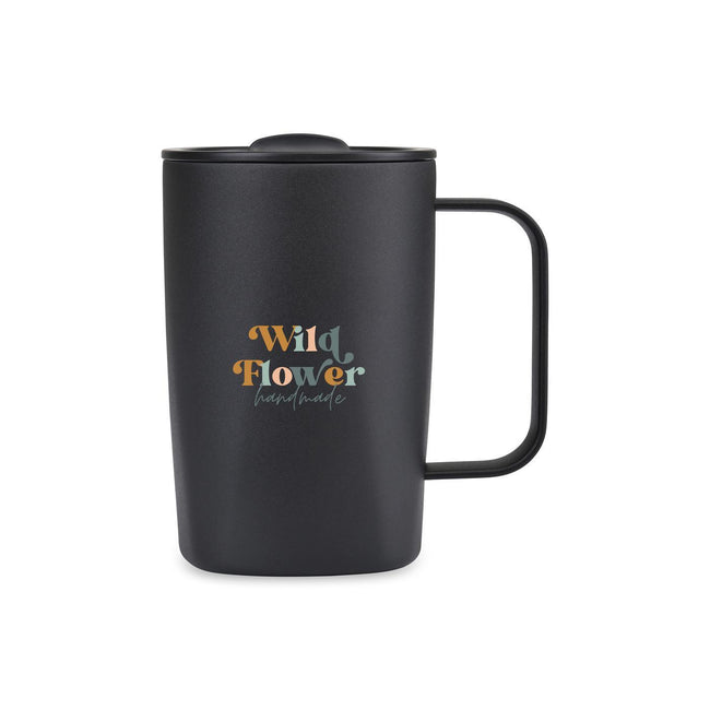 Rowan Recycled Stainless Steel Mug, 15 oz Full Color
