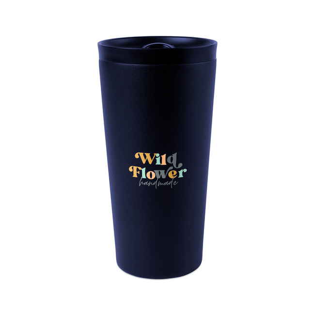 Rowan Recycled Stainless Steel Tumbler, 17 oz Full Color