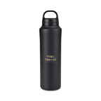 Rowan Recycled Stainless Steel Water Bottle, 25 oz Full Color - Black - View 1
