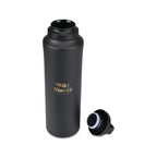 Rowan Recycled Stainless Steel Water Bottle, 25 oz Full Color - Black - View 2