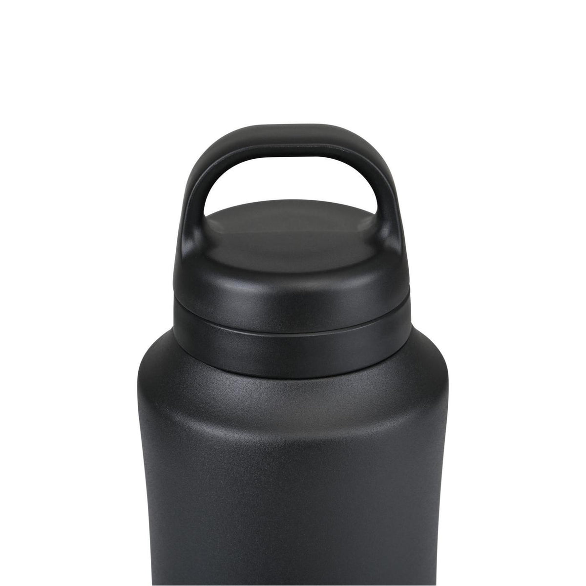 Rowan Recycled Stainless Steel Water Bottle, 25 oz Full Color - Black - View 3