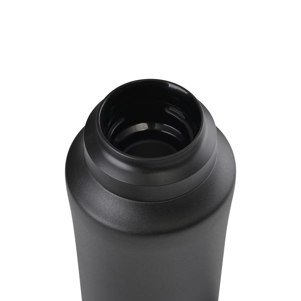 Rowan Recycled Stainless Steel Water Bottle, 25 oz Full Color - Black - View 4