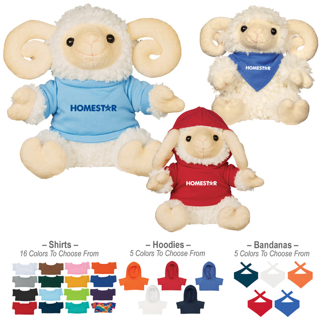 Rowdy Ram Plush Toy, 6 Inch