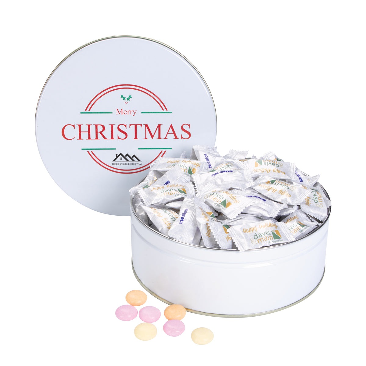 Royal Tin of Individually Wrapped Mints - The Royal Tin with Individually Wrapped Mints