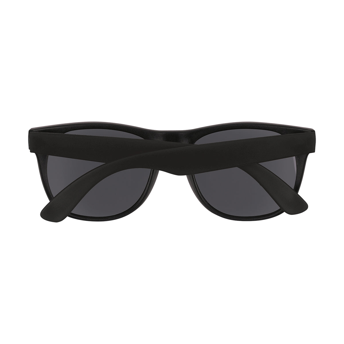 Rubberized Sunglasses for Youth - Black with Black - Back