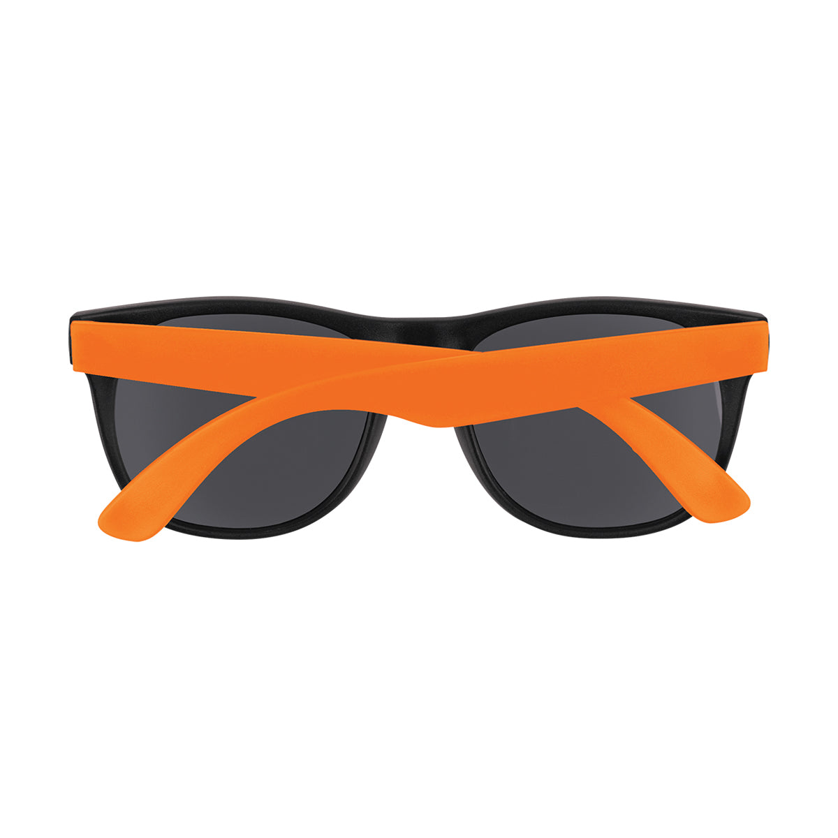 Rubberized Sunglasses for Youth - Orange - Back