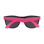 Rubberized Sunglasses for Youth - Pink - Back