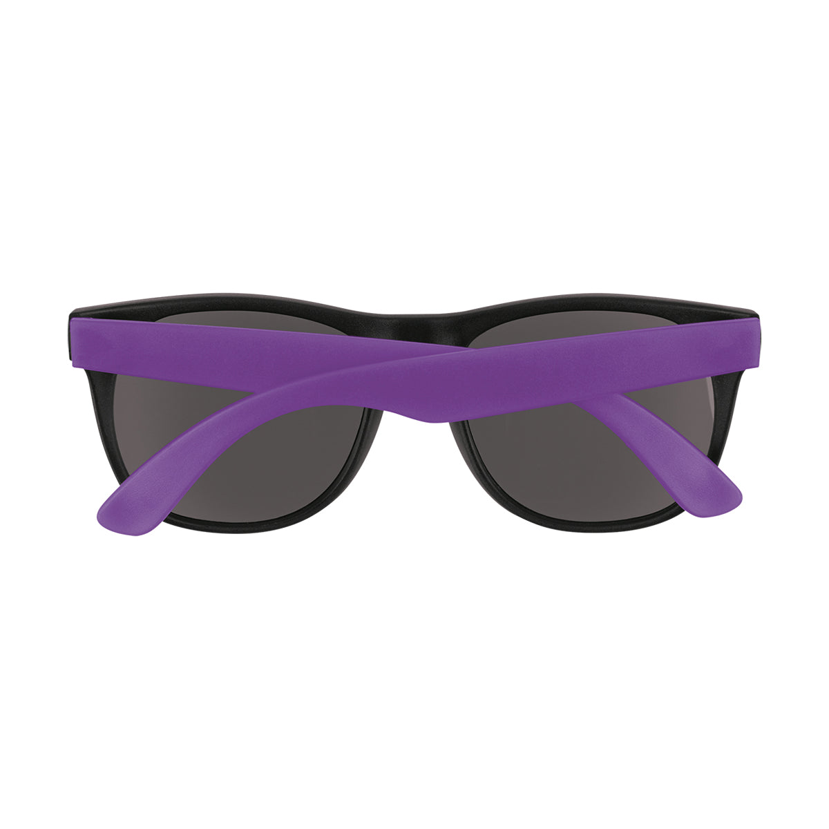 Rubberized Sunglasses for Youth - Purple - Back