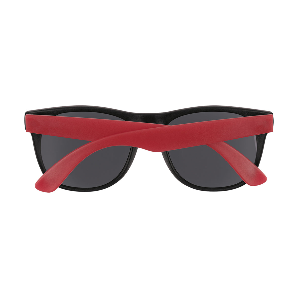 Rubberized Sunglasses for Youth - Red - Back