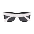 Rubberized Sunglasses for Youth - White - Back