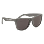 Rubberized Sunglasses, Recycled - Gray - Silk Screen