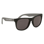 Rubberized Sunglasses, Recycled - Gray - Silk Screen