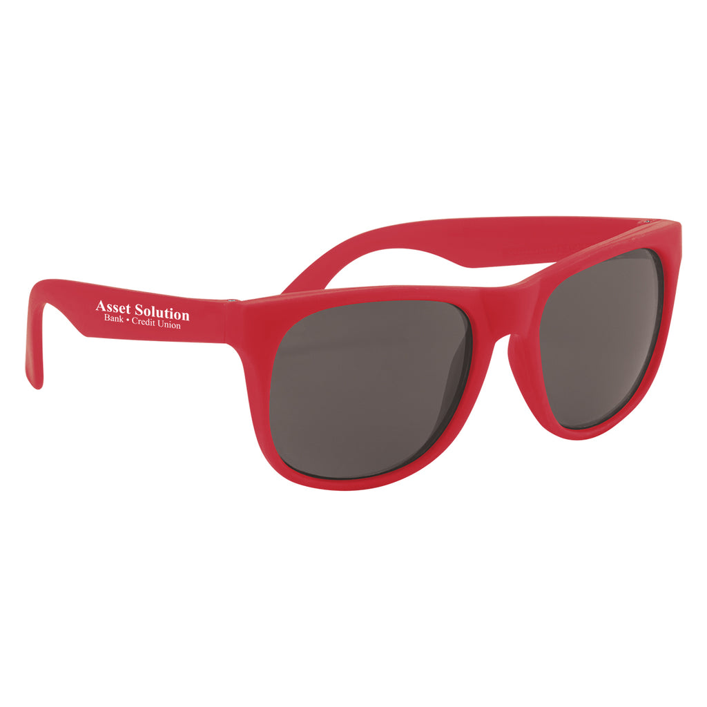 Rubberized Sunglasses, Recycled - Silk Screen
