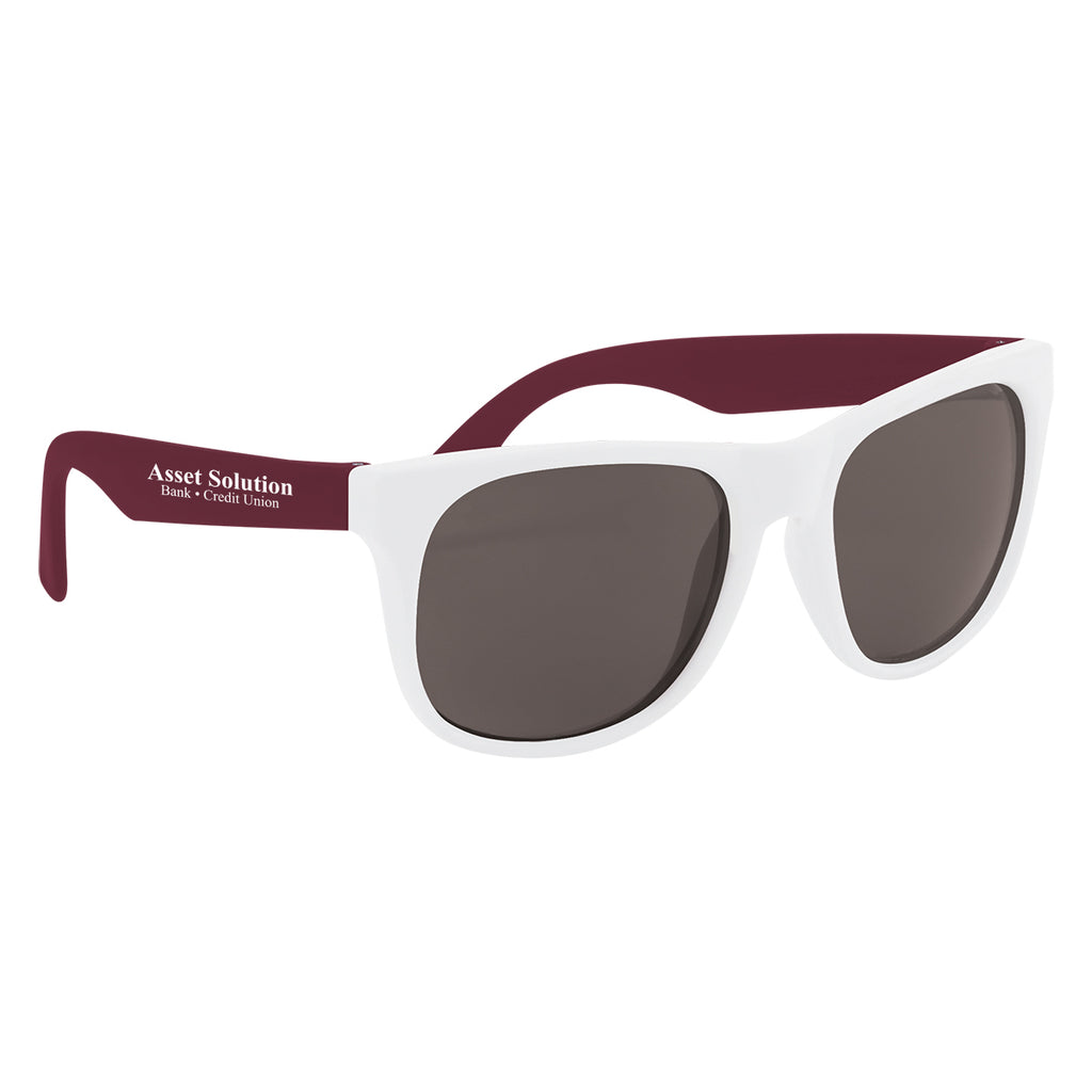 Rubberized Sunglasses, Recycled - Silk Screen