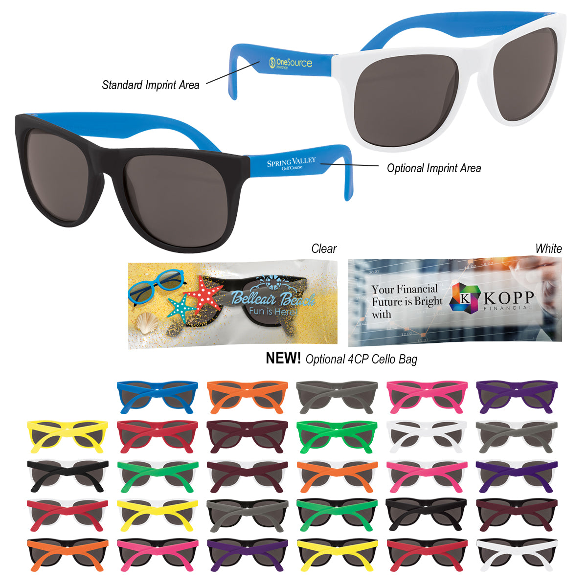 Rubberized Sunglasses, Recycled
