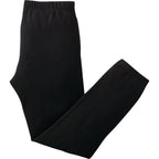Rudall Fleece Pants for Men Embroidery - Black - Front Flat