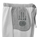 Rudall Fleece Pants for Men Transfer - Heather Grey - Flat
