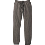 Rudall Fleece Pants for Women Embroidery - Heather Dark Charcoal - Front