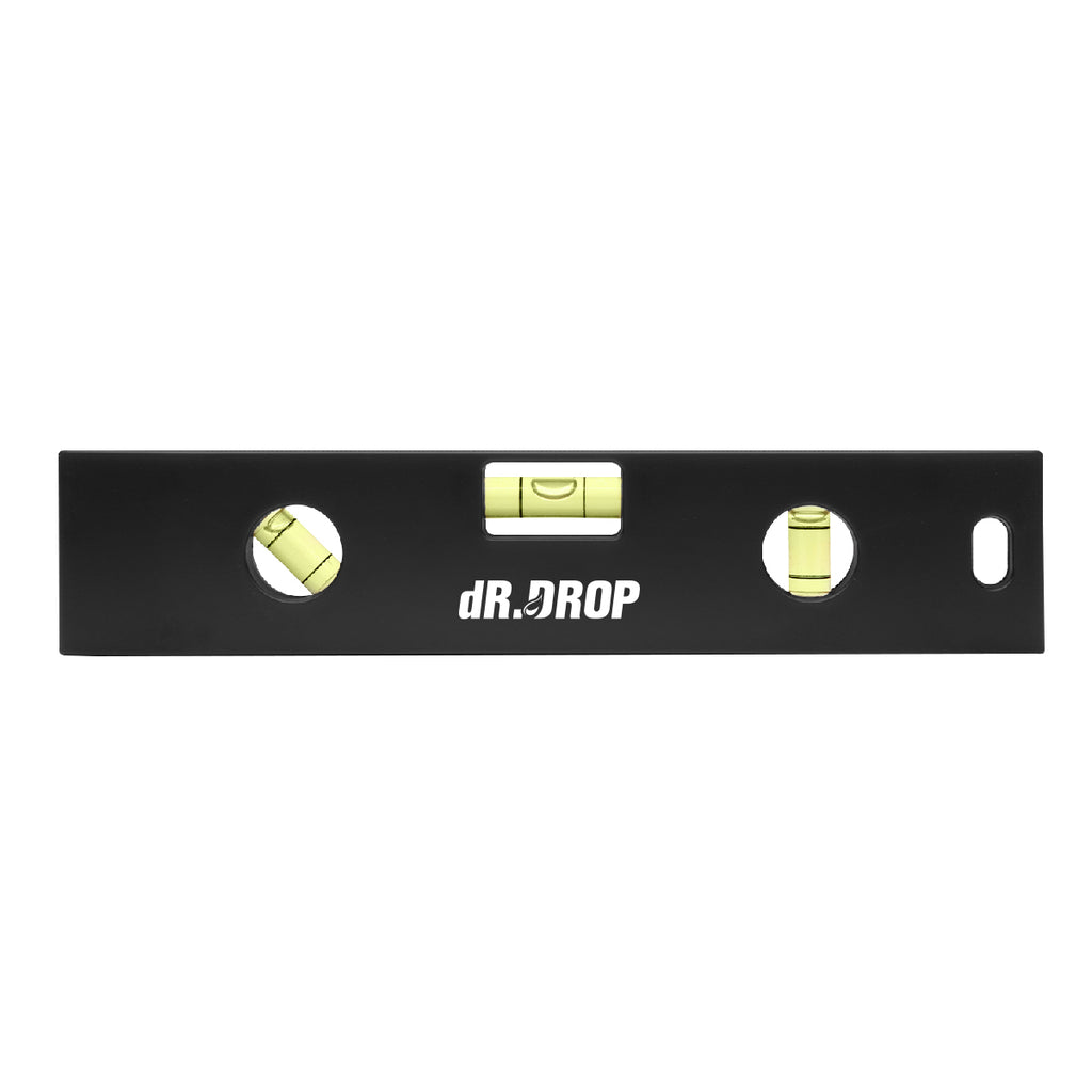 Ruler with Level, 6 Inch - Black - Silk Screen