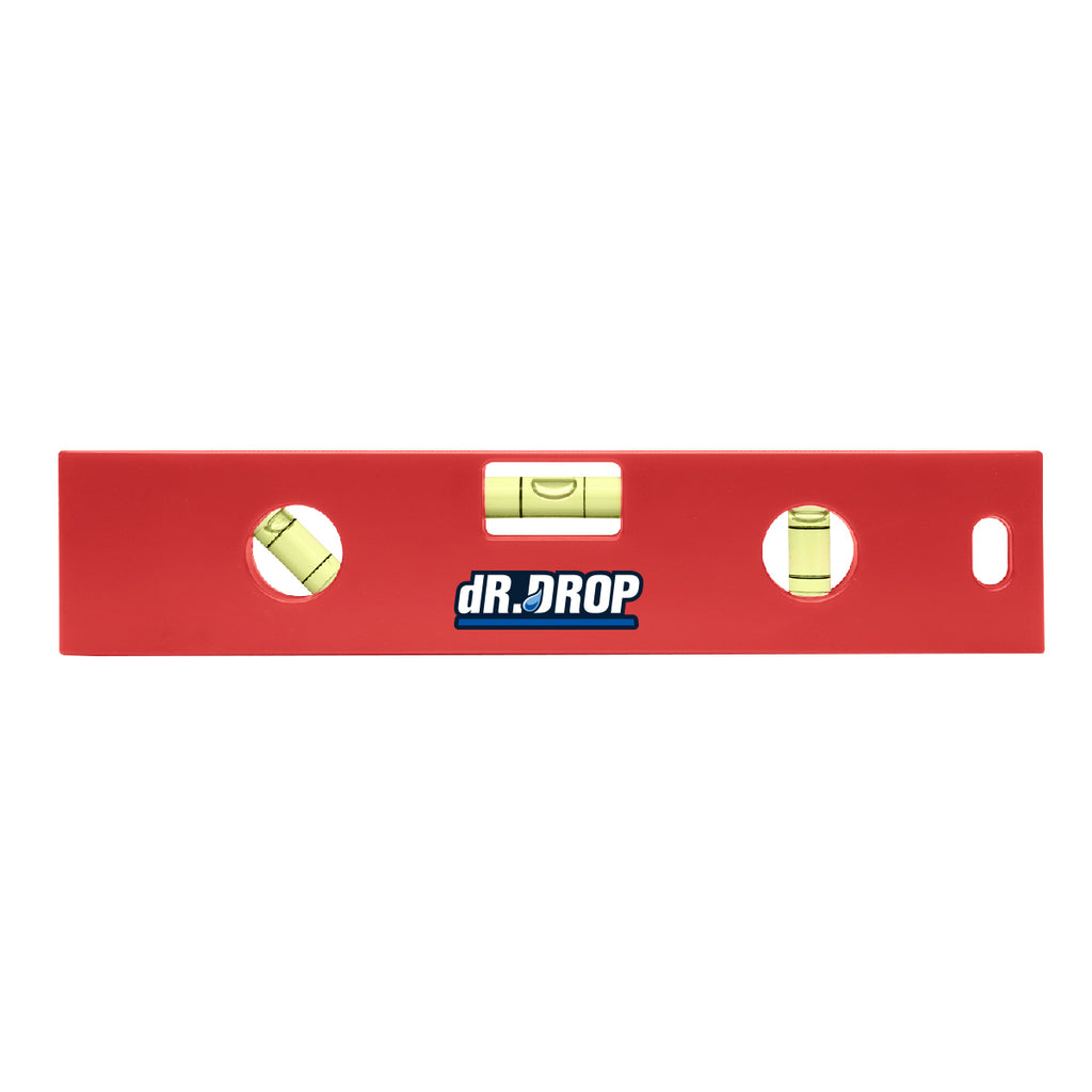 Ruler with Level, 6 Inch - Red - Full Color