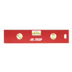 Ruler with Level, 6 Inch - Red - Silk Screen