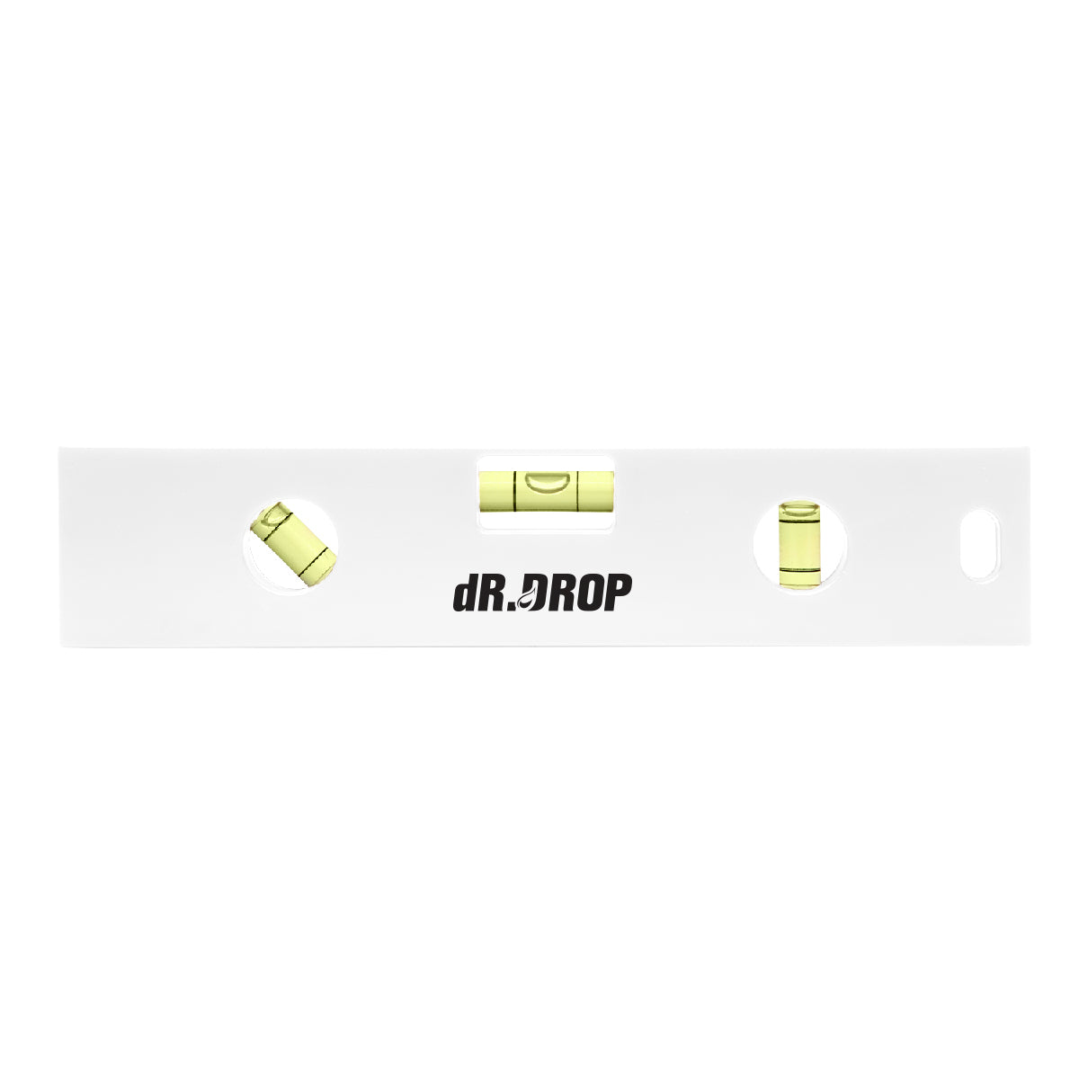Ruler with Level, 6 Inch - White - Silk Screen