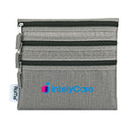 RuMe Baggie All Recycled Three Pocket Organizer Transfer - Heather Grey - View 1