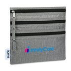 RuMe Baggie All Recycled Three Pocket Organizer Transfer - Heather Grey - View 2