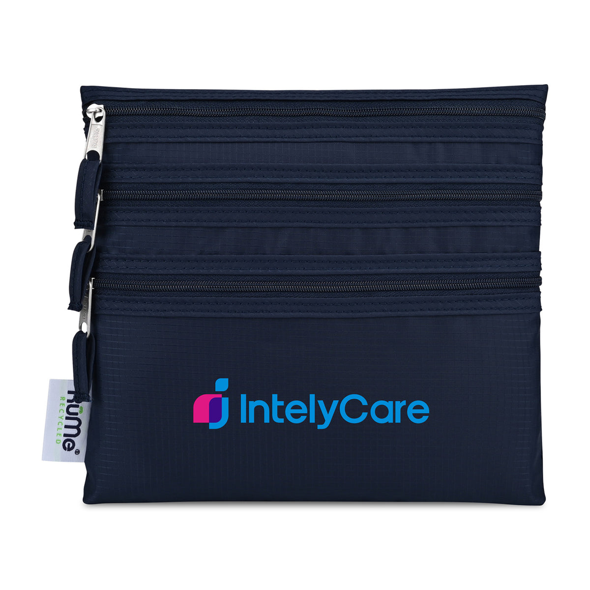 RuMe Baggie All Recycled Three Pocket Organizer Transfer - Navy - View 1