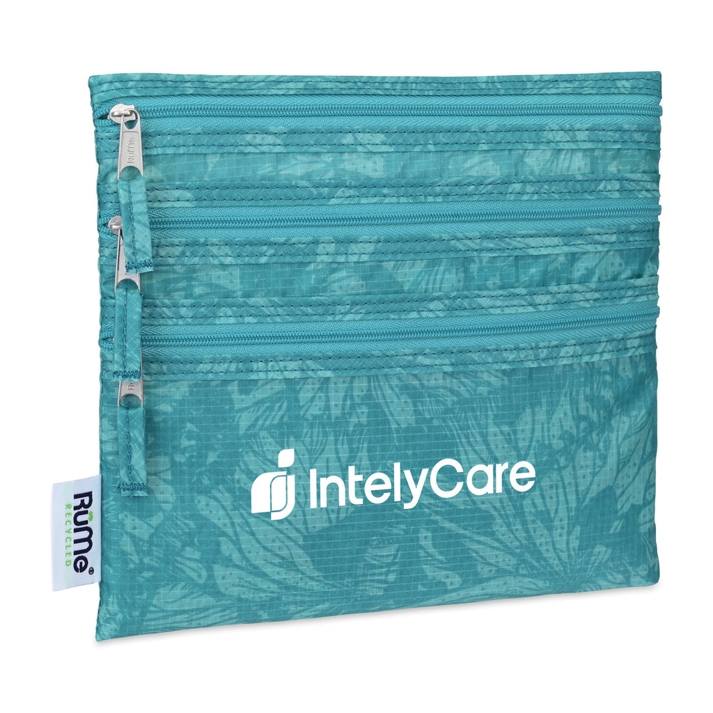 RuMe Baggie All Recycled Three Pocket Organizer Transfer - Retro Blue - View 2