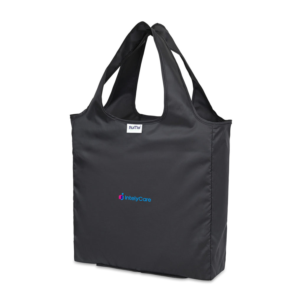RuMe bFold Recycled Foldable Shopping Tote - Black - View 2