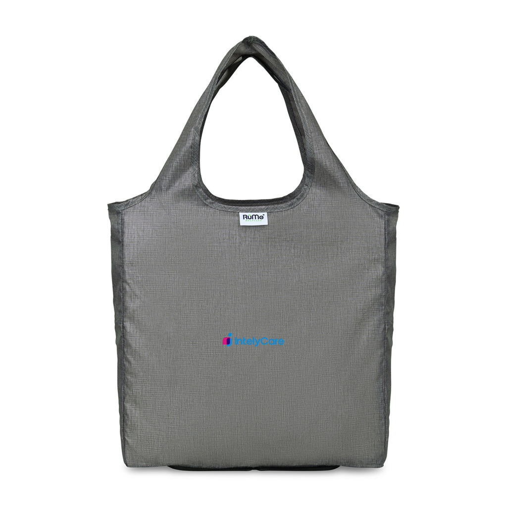 RuMe bFold Recycled Foldable Shopping Tote - Heather Grey - View 1