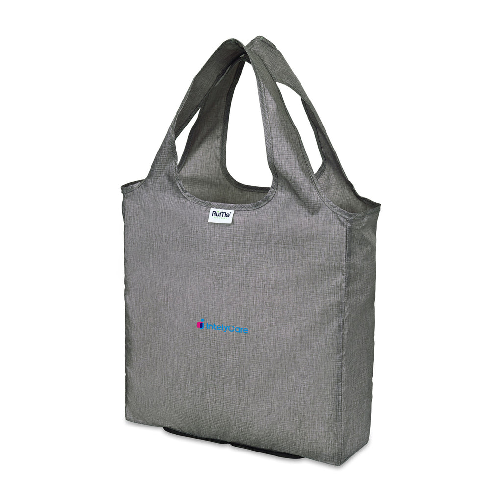 RuMe bFold Recycled Foldable Shopping Tote - Heather Grey - View 2