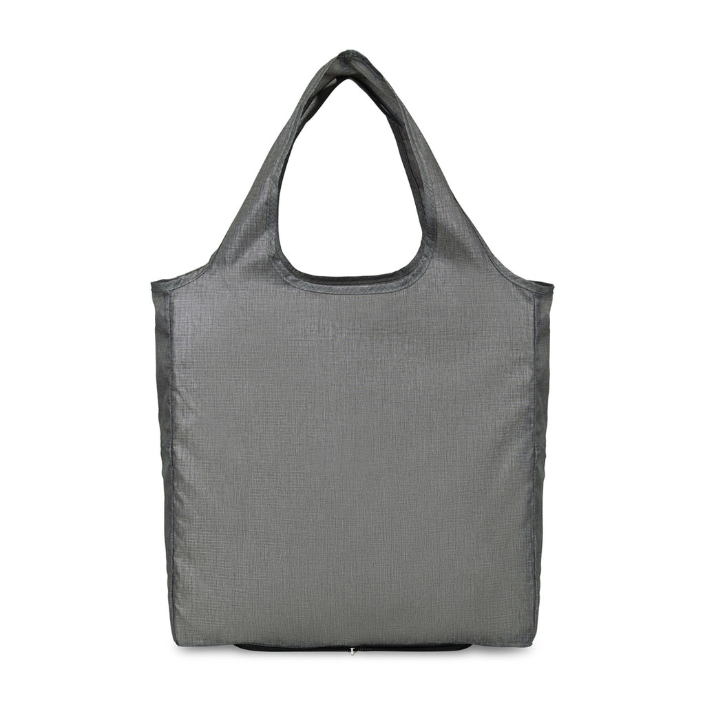 RuMe bFold Recycled Foldable Shopping Tote Transfer - Heather Grey - View 3