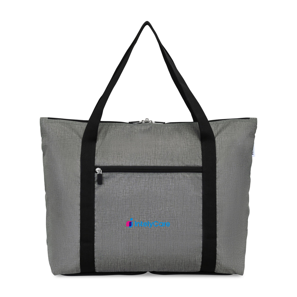 RuMe cFold Recycled Foldable Travel Tote - Heather Grey - View 1