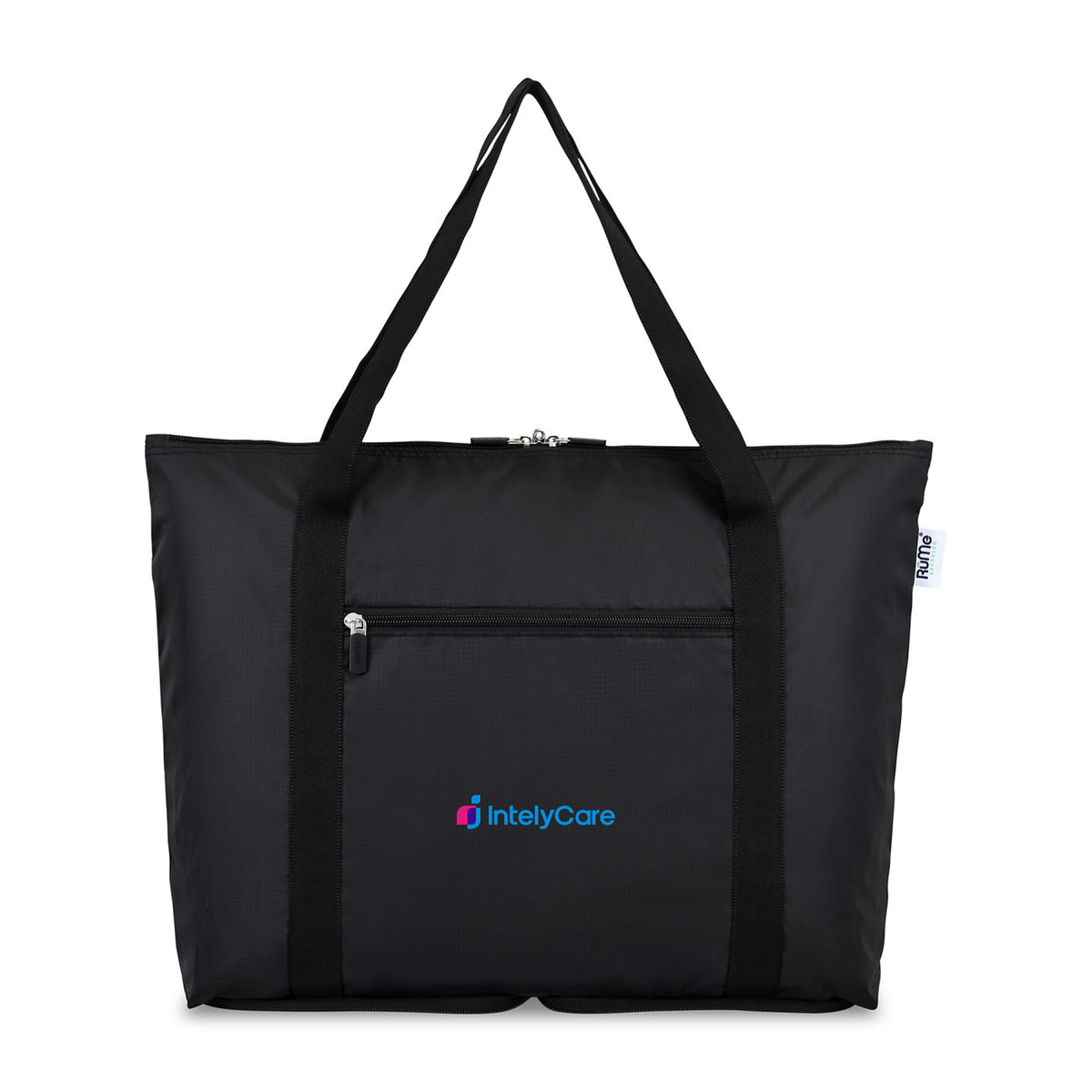 RuMe cFold Recycled Foldable Travel Tote Transfer - Black - View 1