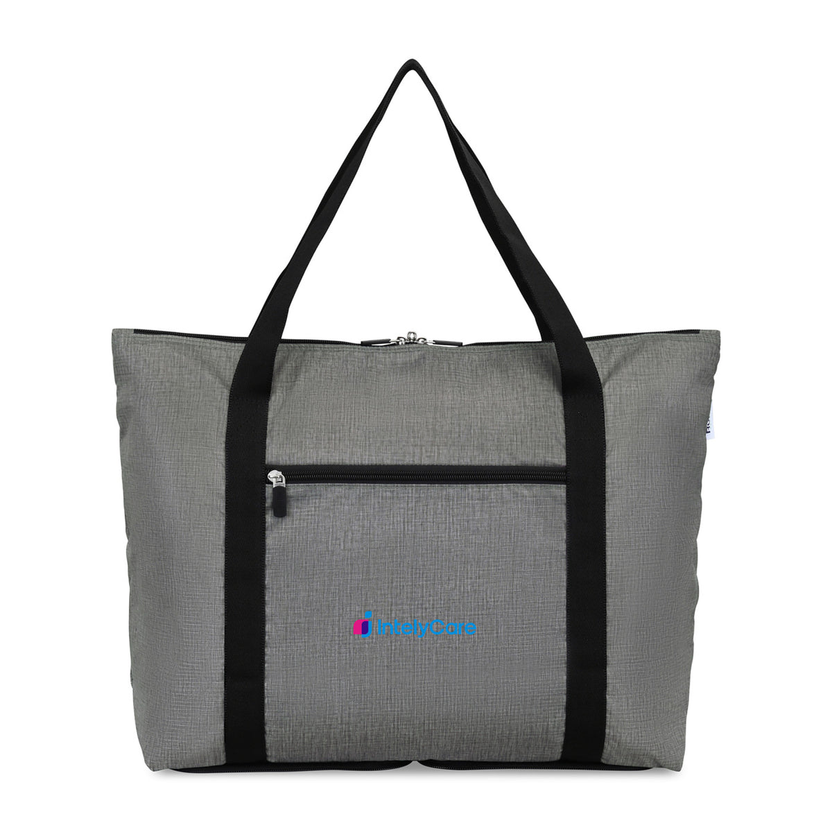 RuMe cFold Recycled Foldable Travel Tote Transfer - Heather Grey - View 1