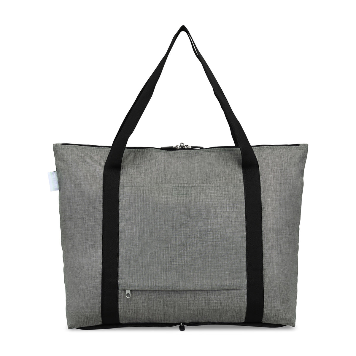 RuMe cFold Recycled Foldable Travel Tote Transfer - Heather Grey - View 3