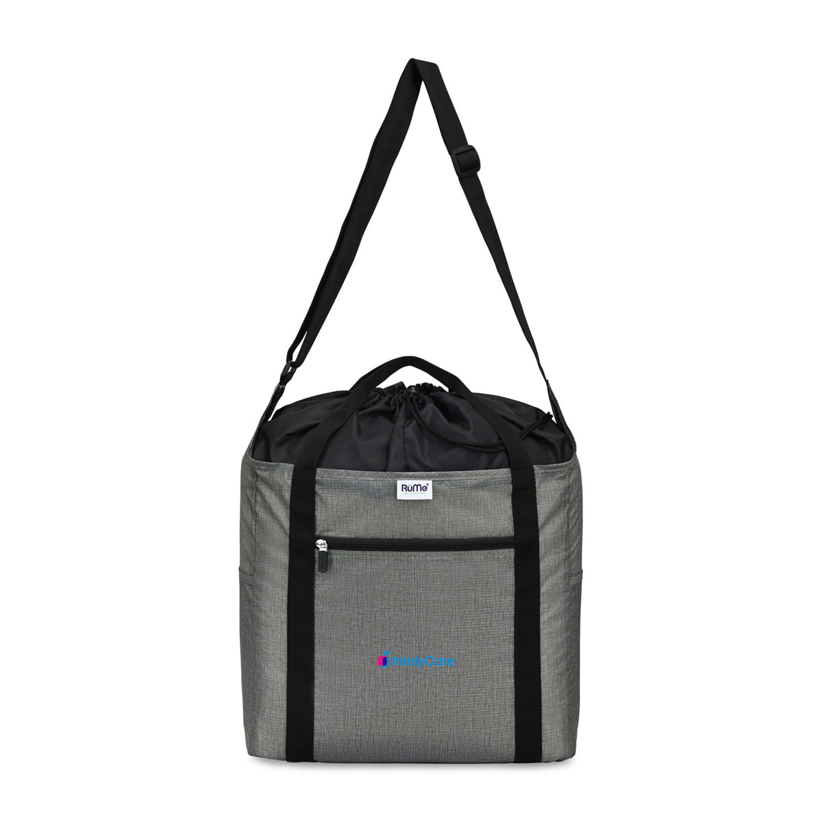 RuMe Recycled Packable Cinch Tote - Heather Grey - View 1