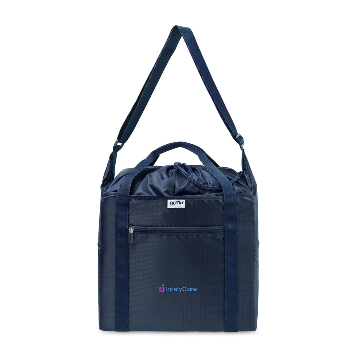RuMe Recycled Packable Cinch Tote - Navy - View 1
