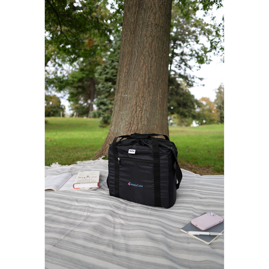RuMe Recycled Packable Cinch Tote Transfer - Black - View 10