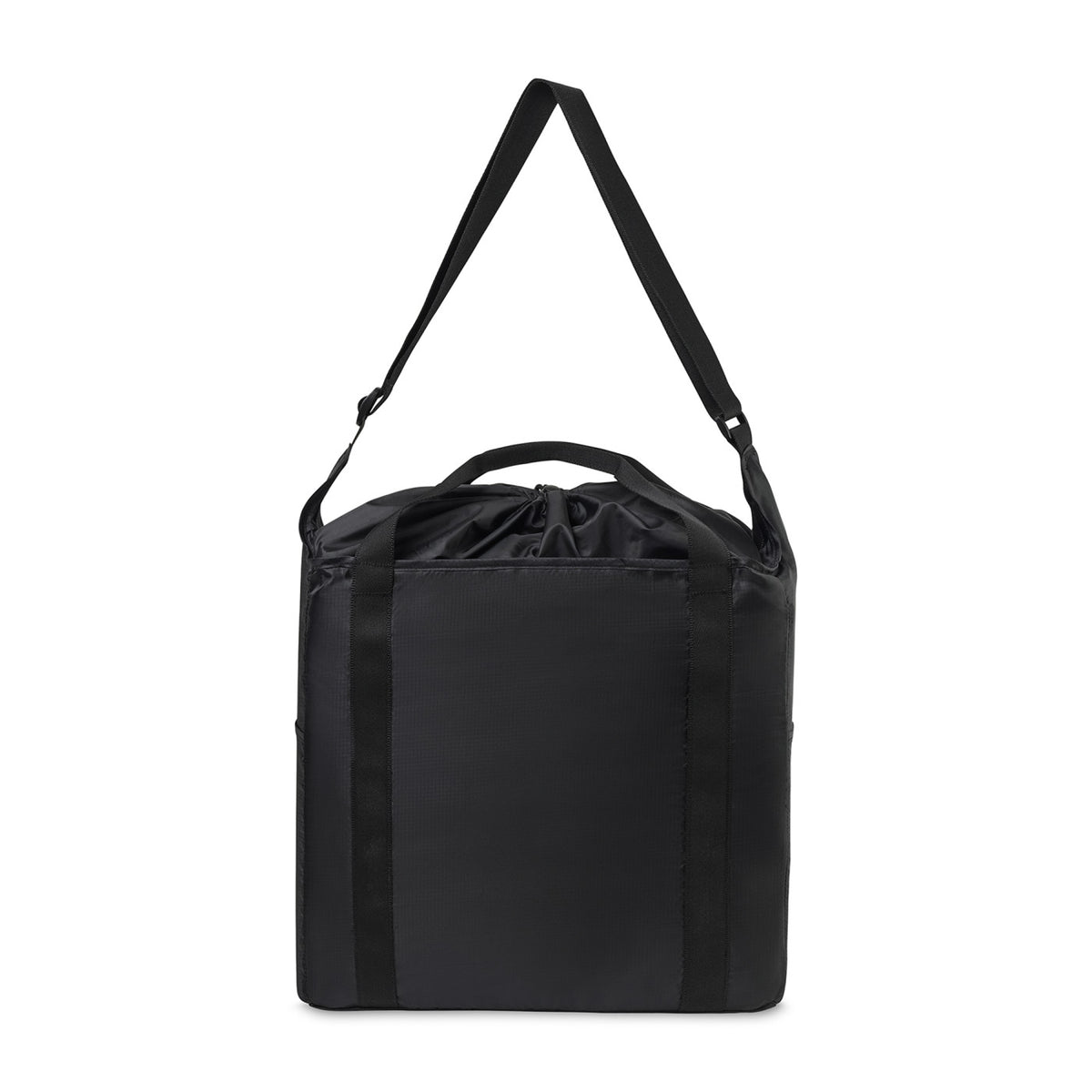 RuMe Recycled Packable Cinch Tote Transfer - Black - View 3